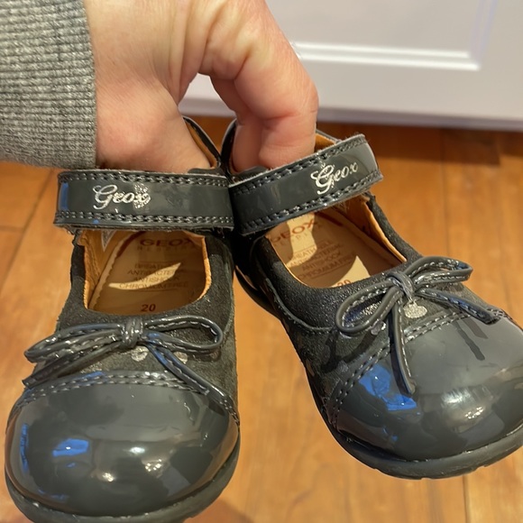 Geox, baby shoes, MaryJane,  girl, grey , 20 (US 4.5) - Picture 7 of 10